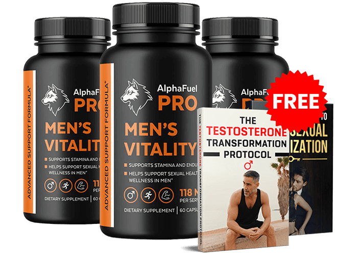 AlphaFuel Pro Men's Wellness Health — 1 Bottle / 30 Day Supply